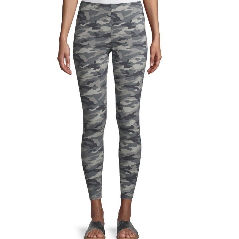 No Boundaries Juniors Ankle Leggings Medium 7-9 New with Tags Gray Camouflage